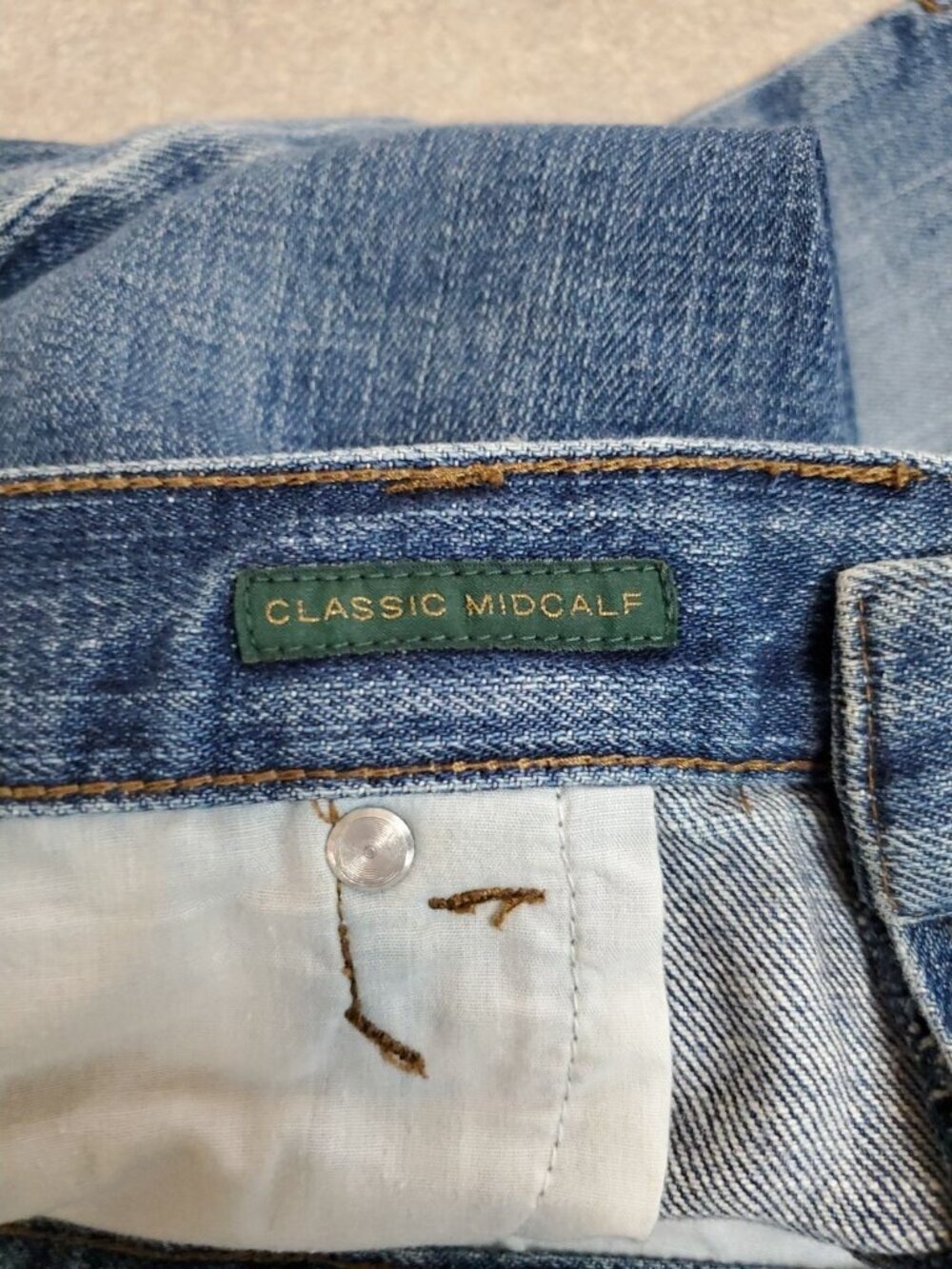 Lauren Ralph Lauren Jeans Classic Midcalf Women's Size 10 Capri Preppy Denim - Picture 6 of 12